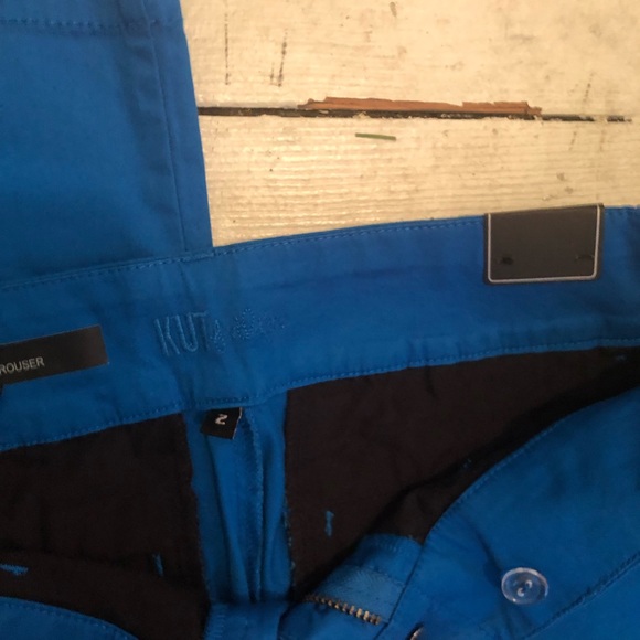 NWT Bright blue kut from the kloth crop size 2 - Picture 3 of 5